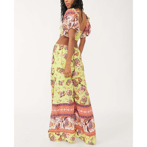 🎉LAST CHANCE🎉 NWT Free People Bali Citrus Skies One Piece / Lime Combo - Picture 3 of 8